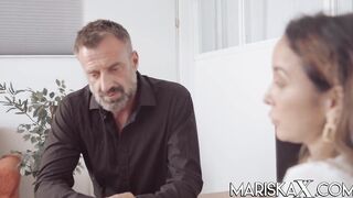 MARISKAX Francys takes Pascals penis deep inside her booty