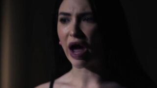 Stepdaughters sharing their stepmom into a babe dyke 3some pounded
