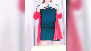 goddess secretary with a huge butt does a striptease performance at her office