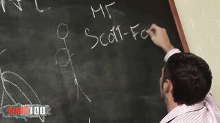 Young Tanya Cox gets pounded by her professor into the