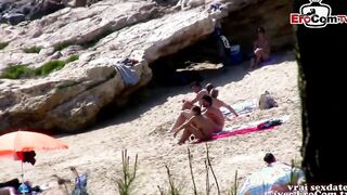 Outdoors Flashing Sex with french amateur 18 yo