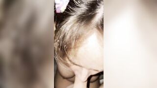 Ex-Wife blows and jerks my dick till I shoot a long cummed