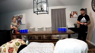 Our version or pong called Sex Pong
