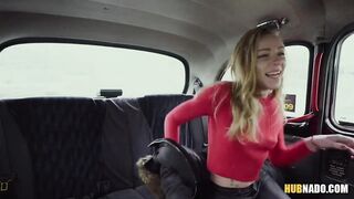 Juicy Angel Emily gets banged! rough on the back seat
