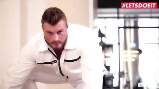 LETSDOEIT - Boss mom Tease Her Janitor And Fucks With