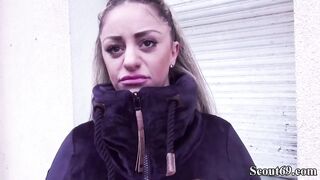 German Scout -19 Yo Dana-Jayn 23yr mit Mega Titten gefickt
