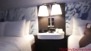 Ebony barely legal gets her tight asshole gaped by Santa the