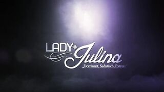 Lady Julina's penis bdsm and orgasm control for the rubber