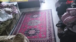 I caught my stepmother masturbating and jerked off