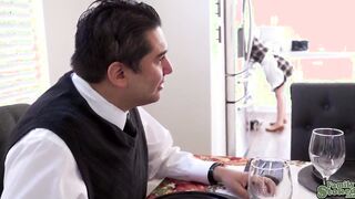 Slutty stepsis Ava Sinclaire and vulgar step guy David Lee