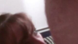 Amateur cougar Blows Off Little Fat Cock With a Jizzed