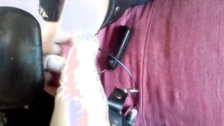 Anal dilation and inspection with orgasms