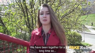 Random sluts Paid To Nailed A Cock Sticking Out Of