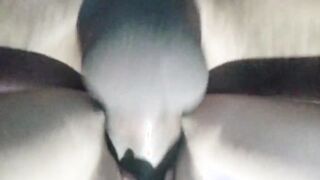 Erotic groaning bitch gets filled with cum for christmas