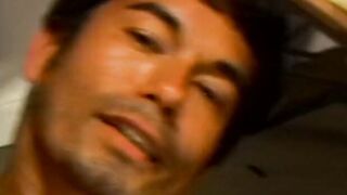 Big Titted hispanic bitches have hard foursome with strap on