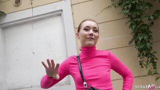 GERMAN SCOUT - SMALL TEENIE SANDRA ZEE PICKED UP AND POUNDED ROUGH