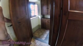 Outdoors Wank Flash - Flashing cock to a stranger neighbors