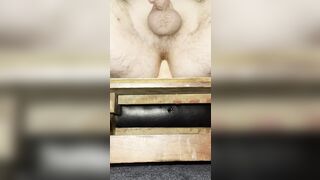 Massaging my prostate until i squirt everywhere jacking off