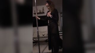 BambiAmbita and few moves with pole