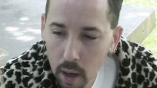 Roller bitch sucking off penis and getting nailed