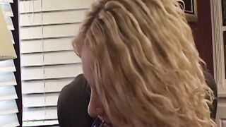 Young goddess eats old blonde womans snatch