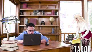 Seth Gamble Couldnt Resist Her Long Titty Secretary Skylar Vox