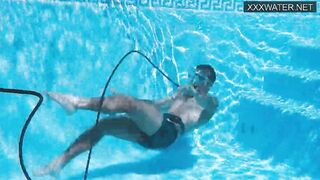 Polina Rucheyok blows and fucks underwater