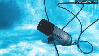 Polina Rucheyok blows and fucks underwater