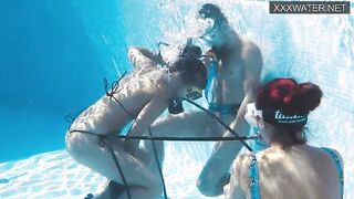 Polina Rucheyok blows and fucks underwater