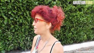 AMATEUREURO - Older Lady Stuffs Her Vagina With Penis