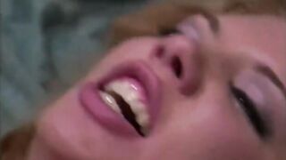 Older blonde with awesome melons does anal and gets cum