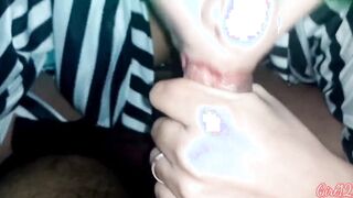 Barely Legal mistress swallows cum