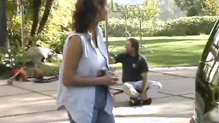 Porn legend gets plowed at the job site