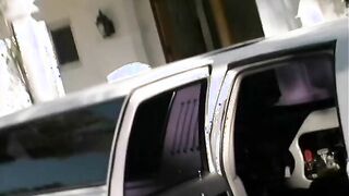Porn legend gets plowed at the job site
