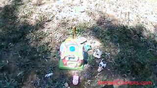 Pee all around