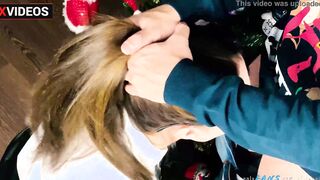 Stepfather fucks step-daughter's shaved cunt, considering it a necessity