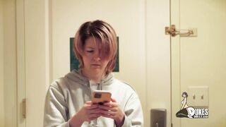 "Quaranteen" Quarantined 18 yo Miss Jackie fucks her stepdads huge booty
