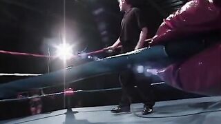 2 girls challenge for the penis blowing title into box ring