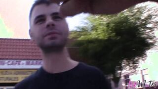 Tight bald snatch satisfied with a huge fat dick