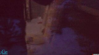 Freaky co-worker creampied after working