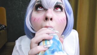 A Christmas gift for Rei Ayanami - Cosplay Bad Dragon