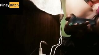 Filipina masturbates