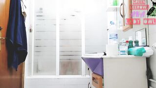 Taking a sexy shower