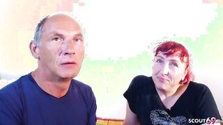 GERMAN OLD COUGAR AND DAD DEFLORATION MMF WITH STEP SON