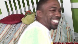 Nadia gets served a HOTTIE Ebony Penis Afternoon Snack