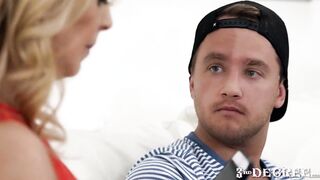 Huge Jugs Blonde Mom Helps Son-Inside-Law Cheat