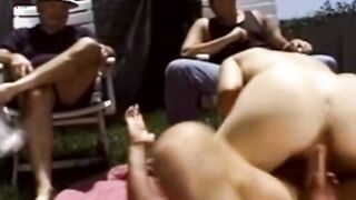 Ginger Wife Is Cheating On Husband Outdoor And Getting a Jizzed