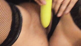 Hispanic Hoe Gets Huge Toy Inside Search Of Huge African Penis