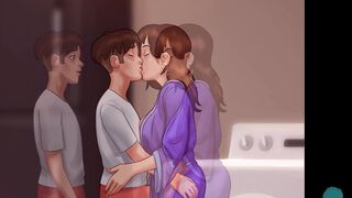 SUMMERTIME SAGA #77 • The mom is rides his cock