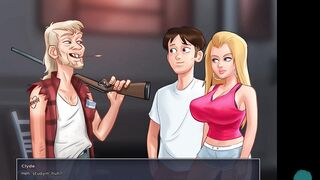 SUMMERTIME SAGA #77 • The mom is rides his cock